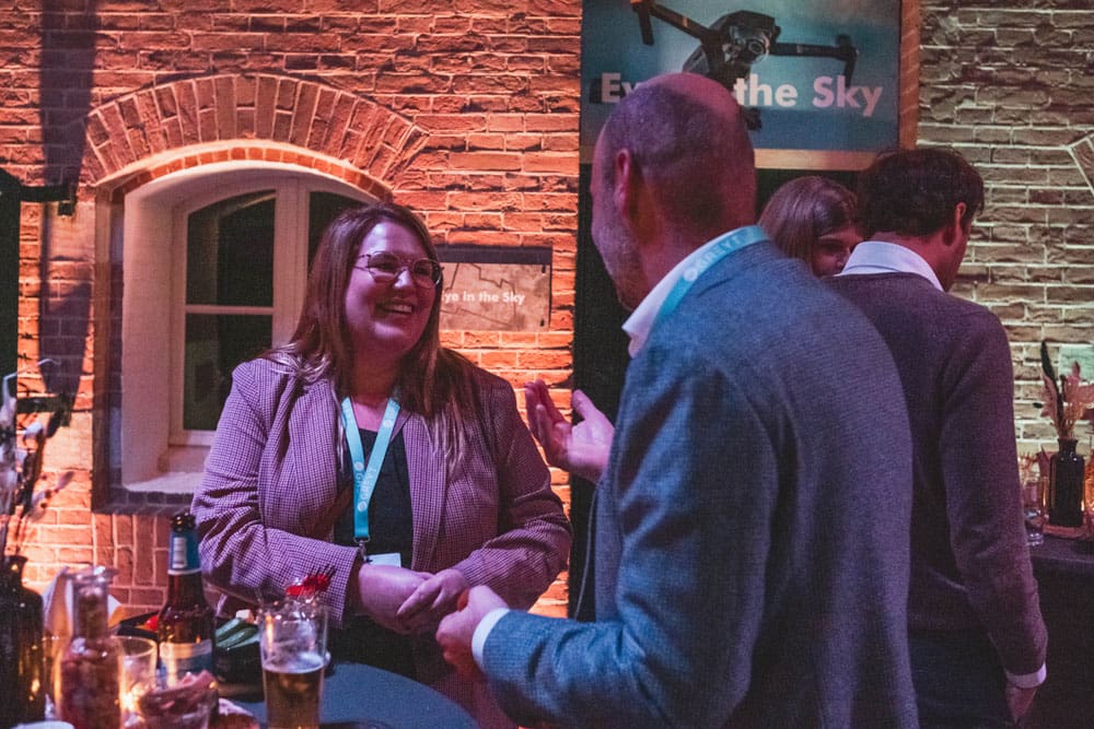 Finance Drinks borrel met deelnemers